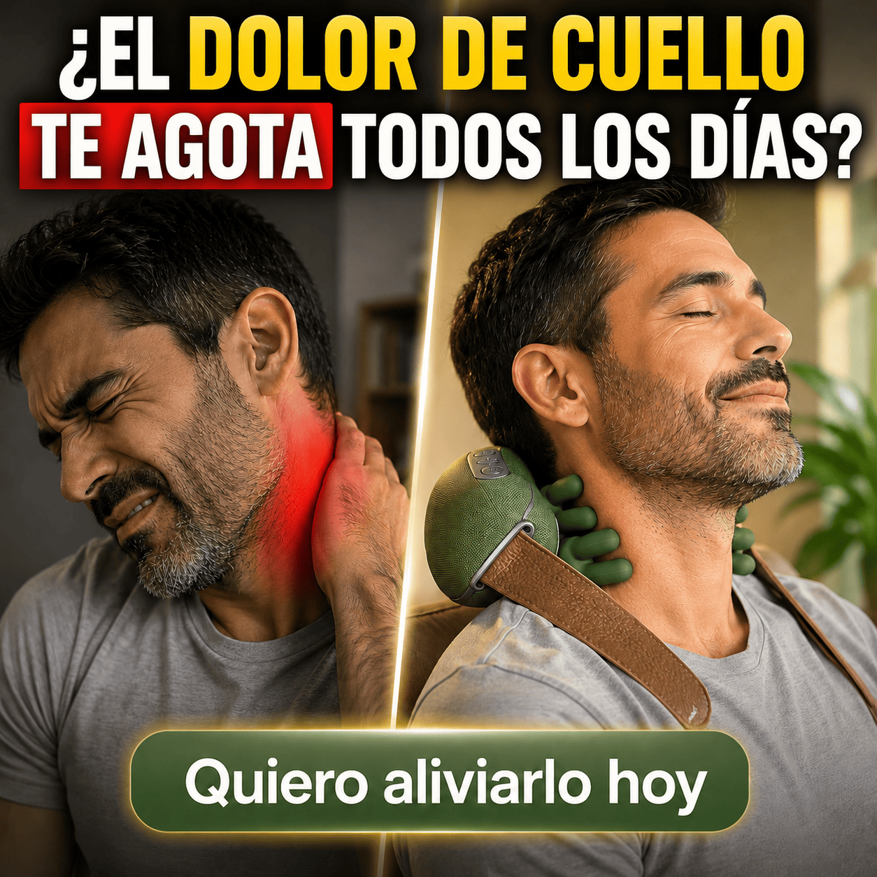 MASAJEADOR PORTÁTIL DE CUELLO, ESPALDA Y PIERNAS 😮💨