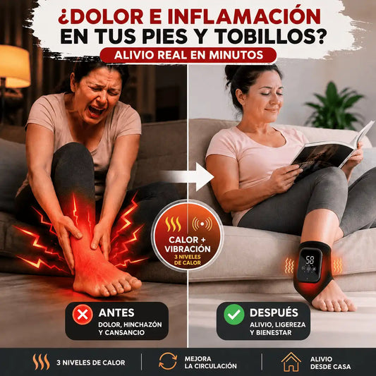 Tobillera Masajeadora Térmica | Diseñada para Aliviar el dolor y la recuperación rápida