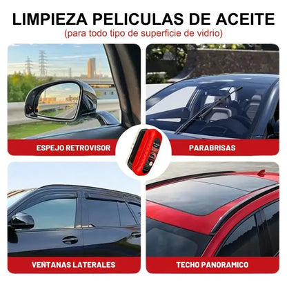 Windry®  | 2X1 LIMPIADOR ANTIGRASA PARA PARABRISAS | Elimina Aceite y Suciedad