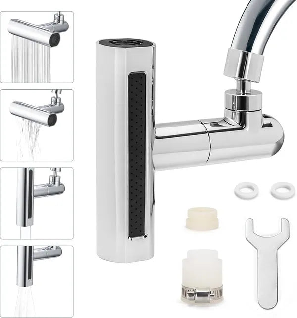 EXTENSOR DE GRIFO 360° 4 EN 1 | AHORRADOR INTELIGENTE DE AGUA