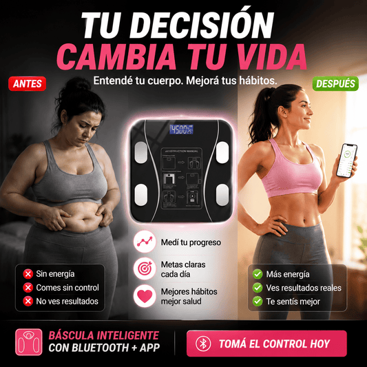 Báscula Inteligente para Mejorar tus Hábitos Día a Día 💪🏻